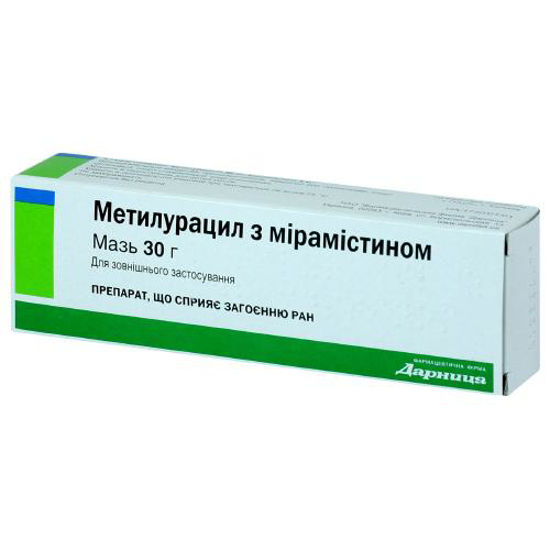 Метилурацил з мірамістином мазь 30 г